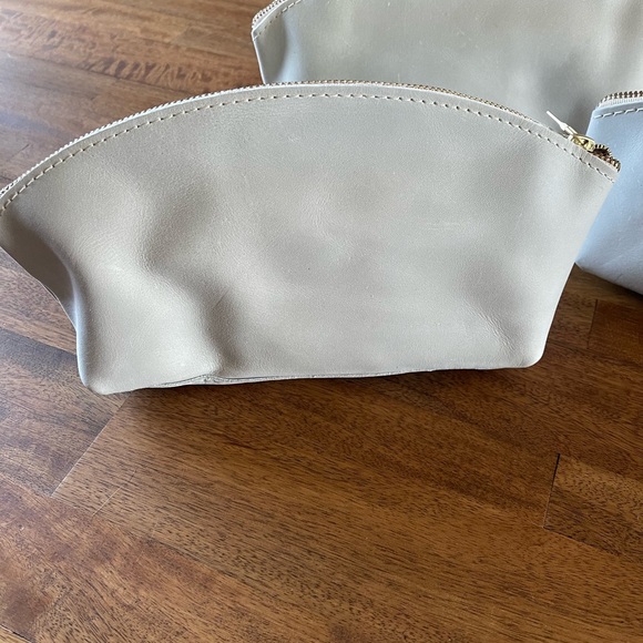 Set of 3 Portland Leather Goods Eclipse Cosmetic Bags - Picture 2 of 4